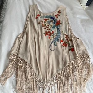 Free People Beaded Bird Top
